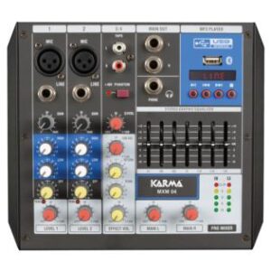 MXM 04 Mixer microfonico 4 canali KARMA