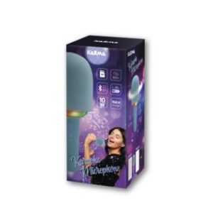SNG A Microfono Karaoke con effetti luce - colore blu KARMA