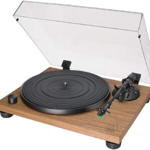 Audio Technica (At-Lpw40Wn) Giradischi Cinghia Noce Giradischi